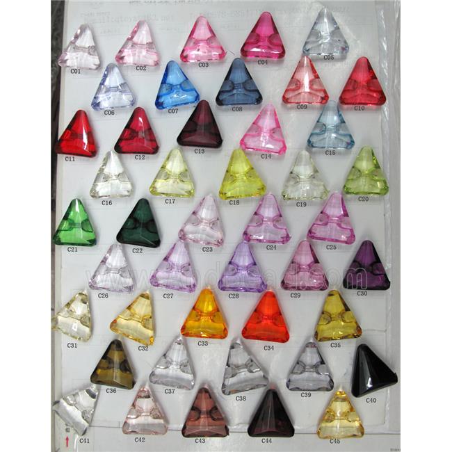 Transparent Acrylic Diamond Pendant